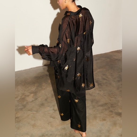 BNWOT Never Fully Dressed Gold Palm Fleck Set - Picture 3 of 5